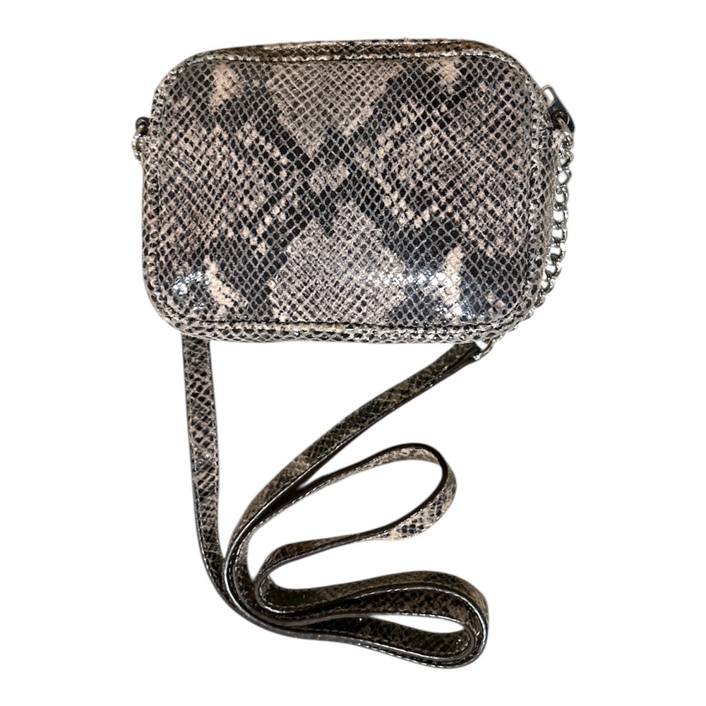 Michael Kors Gray & Black Python Embossed Mini Cr… - image 2